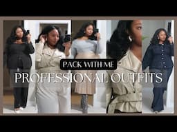 Pack With Me: Professional Outfits + Best New Bra + Processing January!