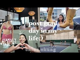 day in my life post grad:) SEAMOLLY SWIMSUITS TRYON | big announcement