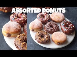 World’s BEST Doughnuts and Bombolinis recipe 😍 How to make Assorted Donuts #donut