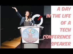 A DAY IN THE LIFE OF A TECH CONFERENCE SPEAKER  || NYC & GOTHAM GO || Amy Codes