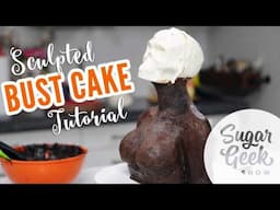 Chocolate Skull Demo and Carved Bust Cake Tutorial