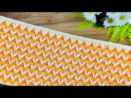 The most beautiful and UNIQUE crochet pattern you've ever seen! easy crochet blanket for beginners