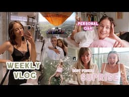 Weekly Vlog - Surprising my Best Friend + Feeling the Pressure to Have Babies getting Older ?!