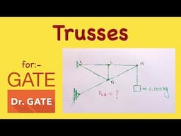 GATE 2019 | Engineering Mechanics | Trusses