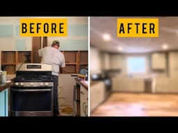 Renovating My Old Kitchen Into My Wife’s Dream One | Part 1