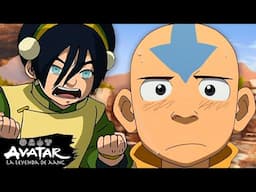 Toph le enseña a Aang cómo hacer Tierra Control ⛰| Avatar: La Leyenda de Aang