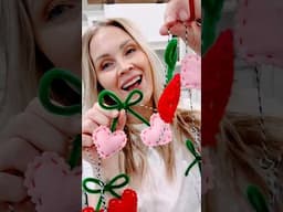 The CUTEST Valentine's Day Garland!❤️🤍🩷