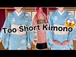 How to Wear Too Small Kimono