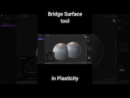 the Bridge Surface tool in Plasticty #shorts