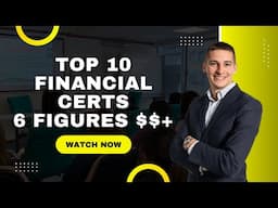 10 Best Financial Certifications - Make 6 Figures in a Year