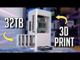 Budget Storage Server Build In A 3D Printed Case! (2025)