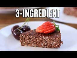 No-Bake 3-Ingredient Chocolate Oatmeal Cake