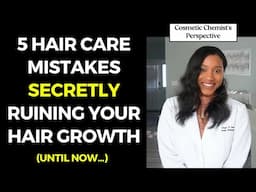 5 Hair Care Mistakes Secretly Ruining Your Hair Growth!