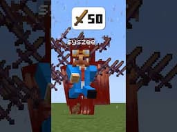 How Many Wooden Swords To Beat The Warden? #minecraft #gaming #funny