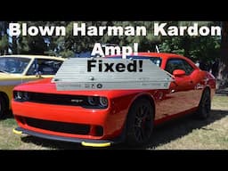 Blown Dodge Challenger Hellcat- Harman Kardon Amp fixed/reinstalled! UConnect/Radio sound is back!