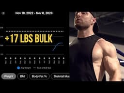 How I gained +17lbs in 3 months natty - Big Bulk 2023