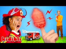 Płonące Mleko! 🥛🔥 Strażacy Dzieci Ratują Dzień 🚒 | Edukacyjne Wideo dla Dzieci | Kidibli