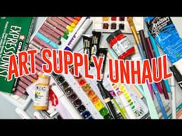 ★ decluttering my art supplies ★