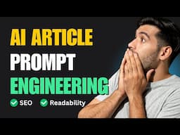 AI Article Writing Prompt Engineering Secret Reveals | Write SEO-Optimized Articles with AI