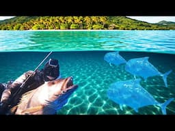 Spearfishing CRYSTAL CLEAR WATERS! | Outdoor Cookout Using The ENGWE L20 2.0