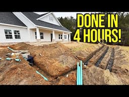 Complete Septic Tank and Leach Field Install with COST!!