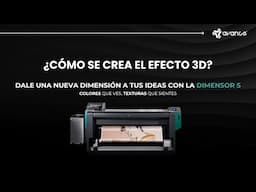 Impresora de Texturas DIMENSE Dimensor S: Colores que ves, texturas que sientes