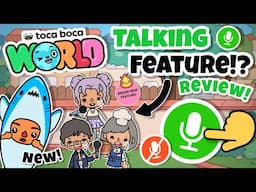 New Talking Feature!? | Toca Boca World (NEW UPDATE!)