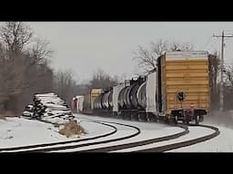 Snowy Southwest Virginia Rails