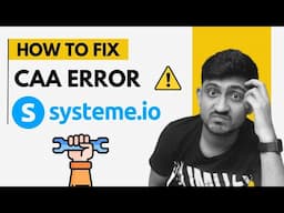 How To Resolve CAA Error In Custom Domain Systeme Io