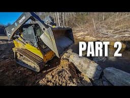 Building a Rock Retainer Wall (Part 2) After the Hurricane