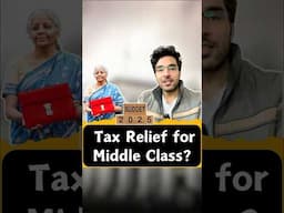 Tax Relief for middle class? #finance #business #gkhindi #gkindia #basicgyaan