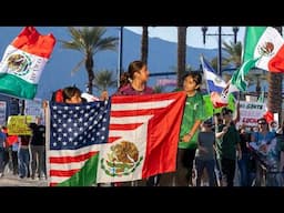 NO ONE IS ILLEGAL ON STOLEN LAND (IMMIGRATION PROTEST) Coachella Valley