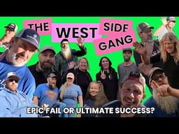 WEST SIDE GANG! HOMESTEAD TOURS! tiny house, homesteading, cabin build, DIY HOW TO tractor