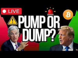 DOES THE CRYPTO MARKET PUMP OR DUMP IN TODAYS FOMC?!