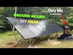 DIY Ground Mount Solar Panels-So Easy only need one person-Solar Wholesale - SnapNRack