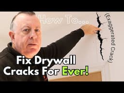 How to Fix Reoccurring Cracks in Walls or Ceilings for GOOD!