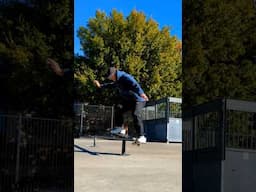 Learning to frontside Smith grind #skateboarding #adultskateboarding