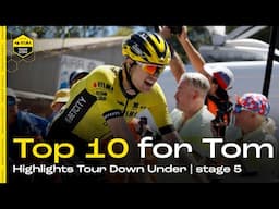 Top 10 for Tom Gloag in tough 5th stage | HIGHLIGHTS Tour Down Under stage 5