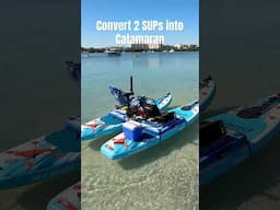 Convert 2 X Paddle Boards into Electric Catamaran. BoatsToGo. Com