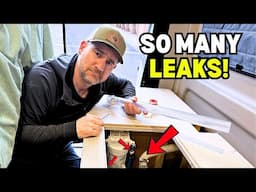 RV Water Leaks WON'T STOP! What's Going On?