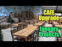 Cafe Upgrades & January Projects | Zoo vlog