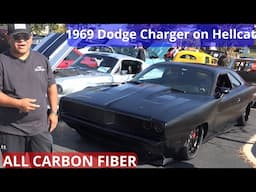 1969 Dodge Charger ALL CARBON FIBER On 2022 Dodge Hellcat - DO NOT MISS THIS VIDEO