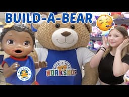 BABY ALIVE goes to BUILD-A-BEAR! The Lilly and Mommy Show! FUNNY KIDS SKIT!