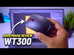 ASUS WT300 Wireless Mouse Review - Lightweight Long Battery Life and 1600 DPI