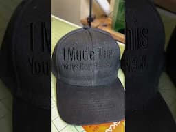 #3dembroidery on Hat #3DPuffyFoam #embroderymachine #embroidery #CustomHat #embroiderybusiness