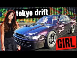 Pro Drifter from Japan Tries her First V8!