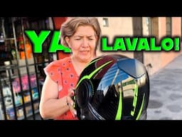 Como "LAVAR" un CASCO de MOTO ( Y mantenerlo LIMPIO ) | DIANAID