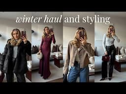 NEW-IN HAUL & WINTER OUTFIT STYLING | EVERYDAY & EVENING LOOKS