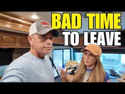 RV Travel - MAJOR STORM COMING - DID WE WAIT TOO LONG?  #rvlife