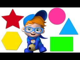 Learn Shapes with Super Geek Heroes | Educational Videos For Kids | Nursery Rhymes & Kids Song